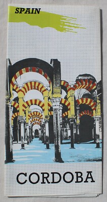 CORDOBA SPAIN SOUVENIR TOURISM & TRAVEL ADVERTISING BROCHURE GUIDE MAP 1993
