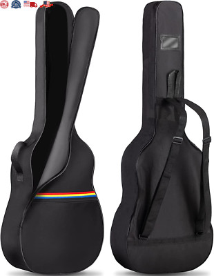 Guitar Dust Cover for 41 Inch Acoustic Guitars Soft Gig Bag with Large Pocket