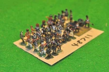 15mm napoleonic / generic - mixed gunners 38 figs & 1 gun - art (48711)