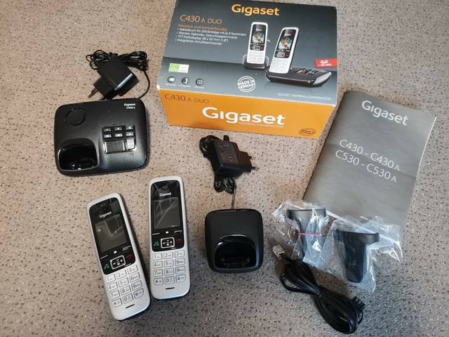 gigaset c430a duo schnurloses telefon