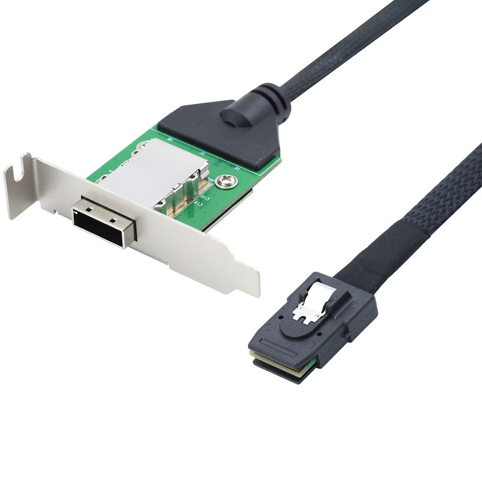 External Mini SAS HD SFF-8087/SFF-8643 to SFF-8088 PCBA Female Conversion Cable - Image 4 of 4