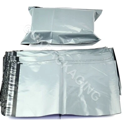 A3 Größe 12" x 16" große graue selbstklebende Versandtaschen Verpackung Versand Porto