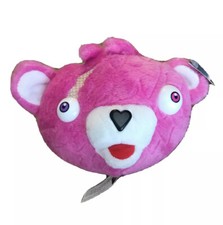 Fortnite Cuddle Team Leader Plush Pink Bear Head Epic Games Russ Gift Stocking