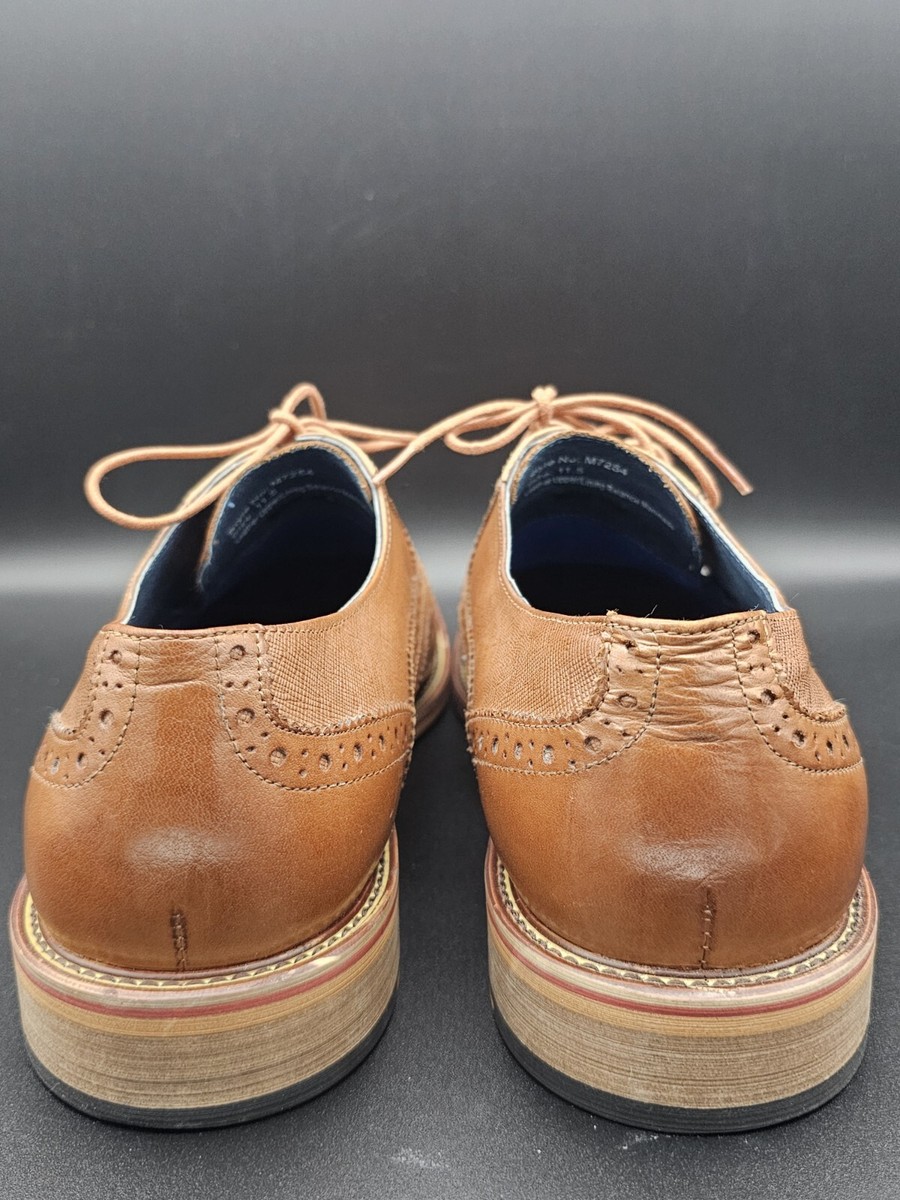 ドレス Size 11.5D-ALBERTO MORETTI BLACK LABEL TAN OXFORD SHOES-M7254 | eBay