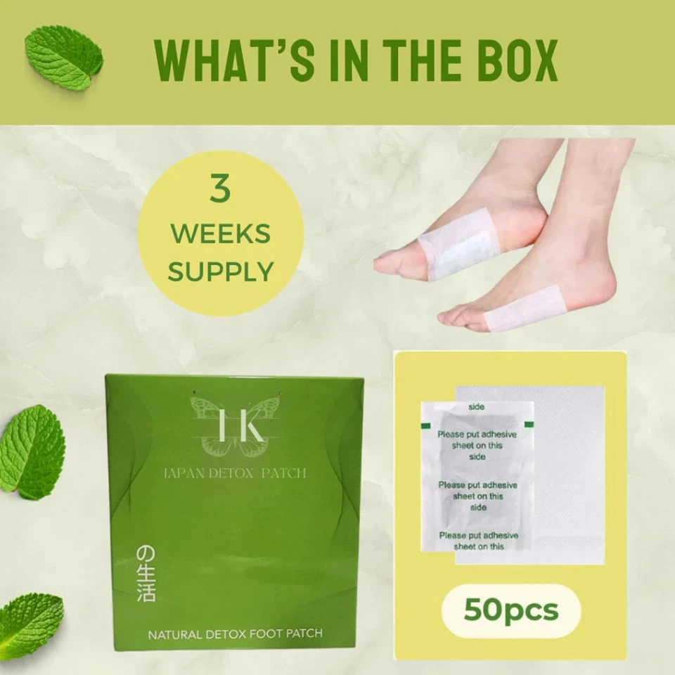 [BUY 1 - 50pcs] Original Itsu.Kenk Japan Cleansing Detox Foot Patch Herbal Heal - Image 4 of 4