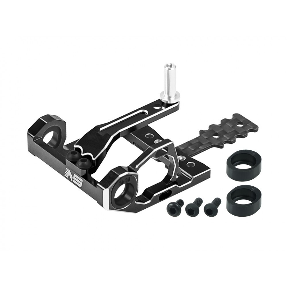 NexxSpeed 98-102mm Round Motor Mount (Black) - Kyosho Mini-Z MR03