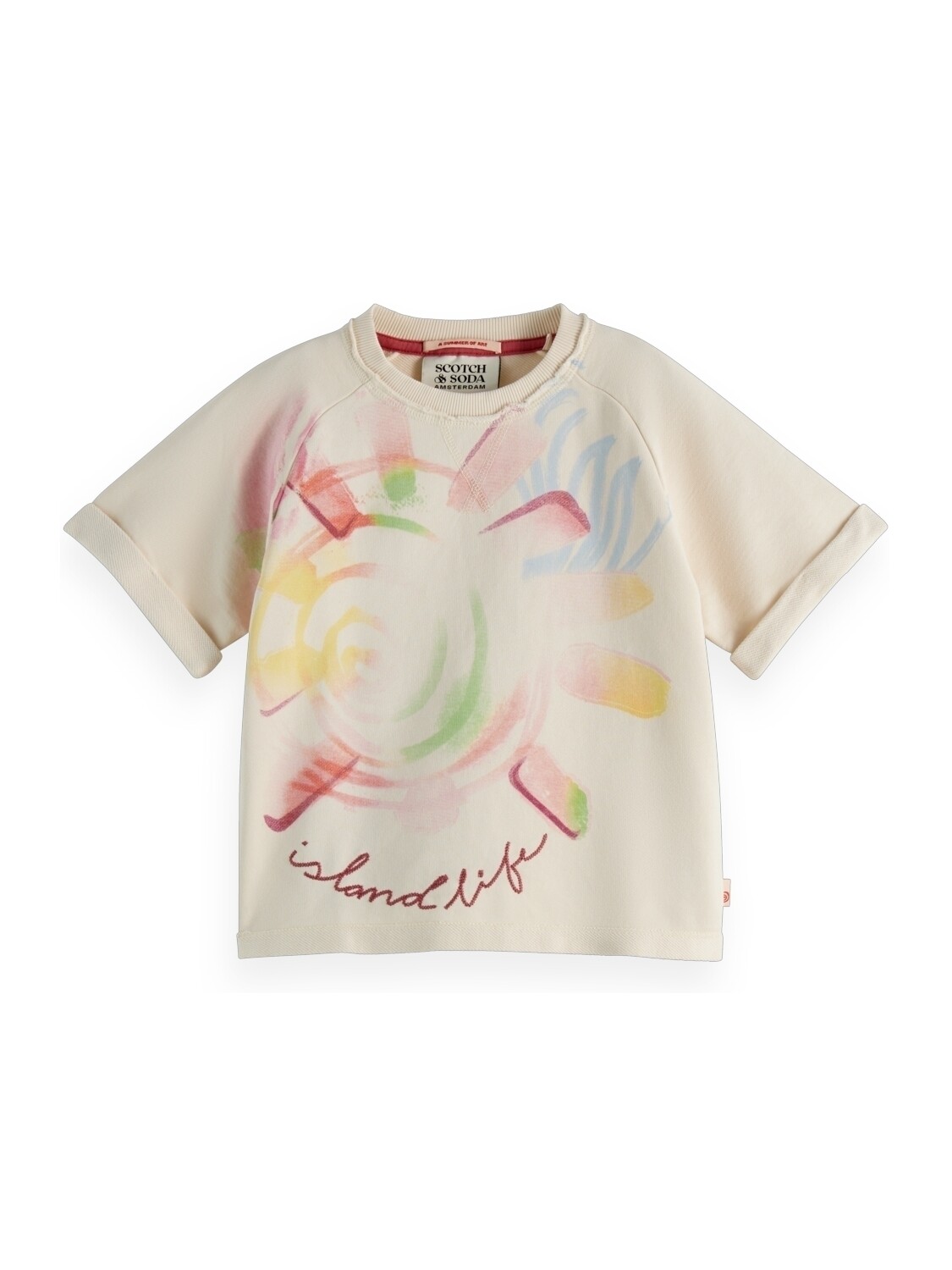 Свитшот-реглан SCOTCH & SODA kurzärmeliges от mit island life Stitching