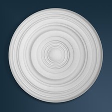 Plaster Ceiling Rose - Plain Mayfair Ceiling Rose 600mm - Handmade 