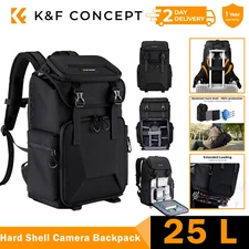 K&F Concept 25L Hard Shell Camera Backpack Large Capacity Photography for DSLR
