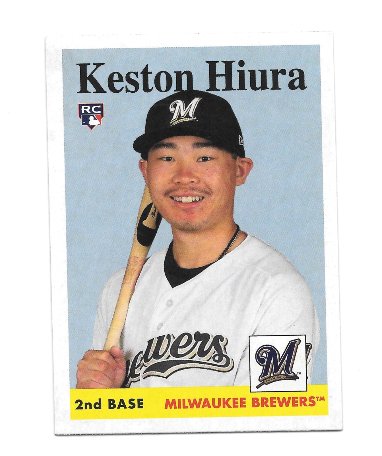 Keston Hiura 2019 Topps Archives Baseball "RC" #53