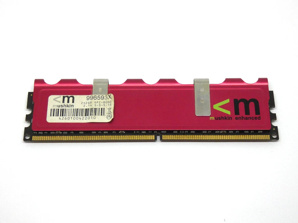 MUSHKIN REDLINE 2GB DDR2 XP2-8000 RAM DDR2 5-5-5-15 DDR2-1000 - Image 2 of 3
