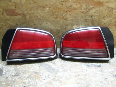 1990 2000 JDM NISSAN PRESIDENT PG50 SILVER CHROME TAIL LIGHT SET