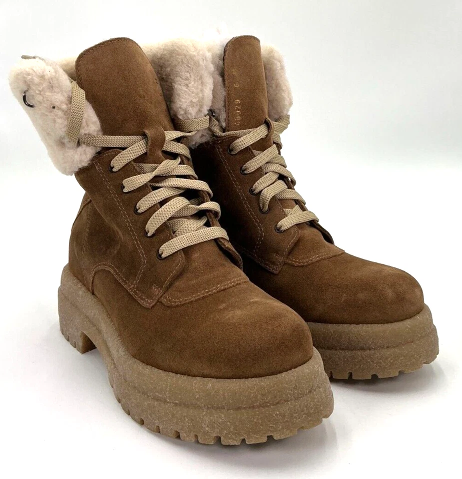 Botas de gamuza marrón para mujer La Canadienne Victor talla 6 Foto 3 de 4