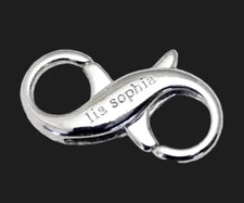 Lia Sophia Infinitme Silver Tone Infinity Figure 8 Dual End Clasp