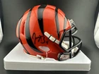Joe Burrow Autographed Cincinnati Bengals Mini Helmet with Case