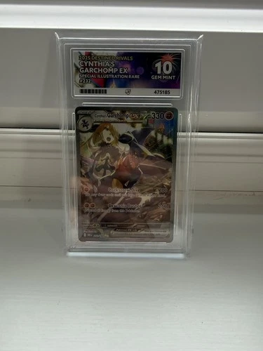 Pokemon: Cynthia's Garchomp ex - 232/182 - Destined Rivals - ACE GEM MINT 10