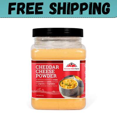 #ad #ad Hoosier Hill Farm Cheddar Cheese Powder 1LB Pack of 1 $18.55
