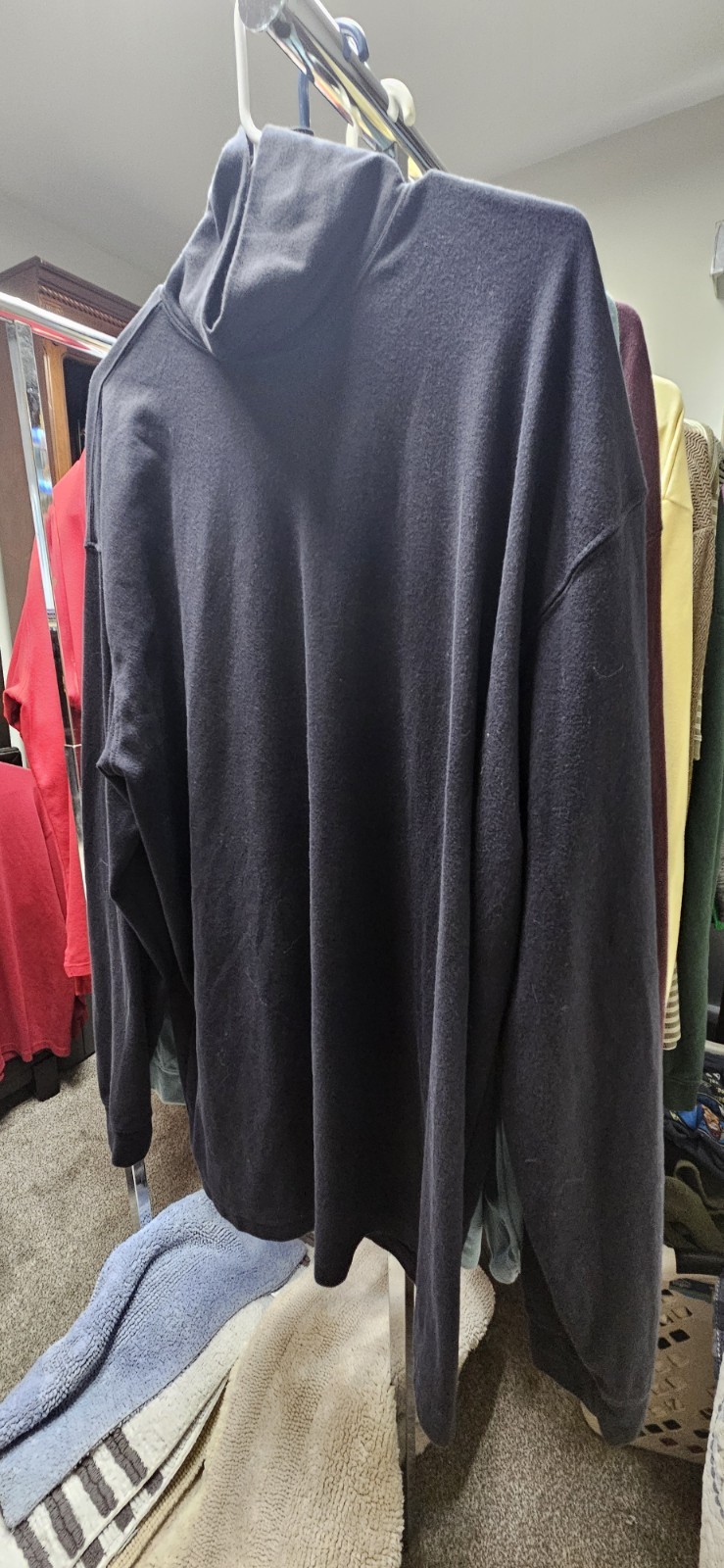 LL Bean Turtleneck Lot Of 3, Men's Size XXLT, Brown, Teal, Black, 5-day auction!