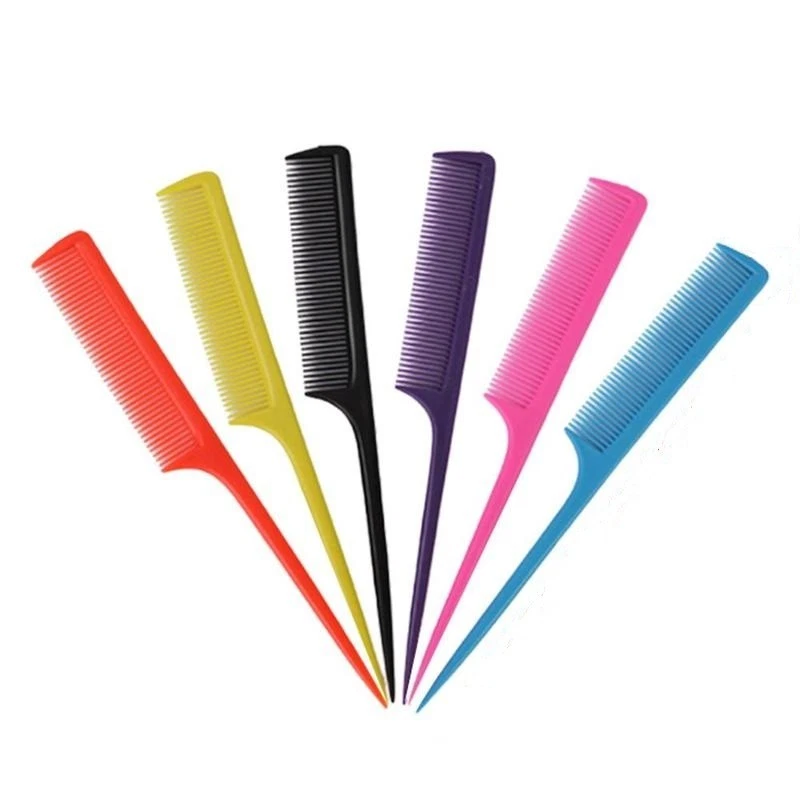 8 ½" Plastic Rat Tail Comb Choice of Colours UK Stock & Seller