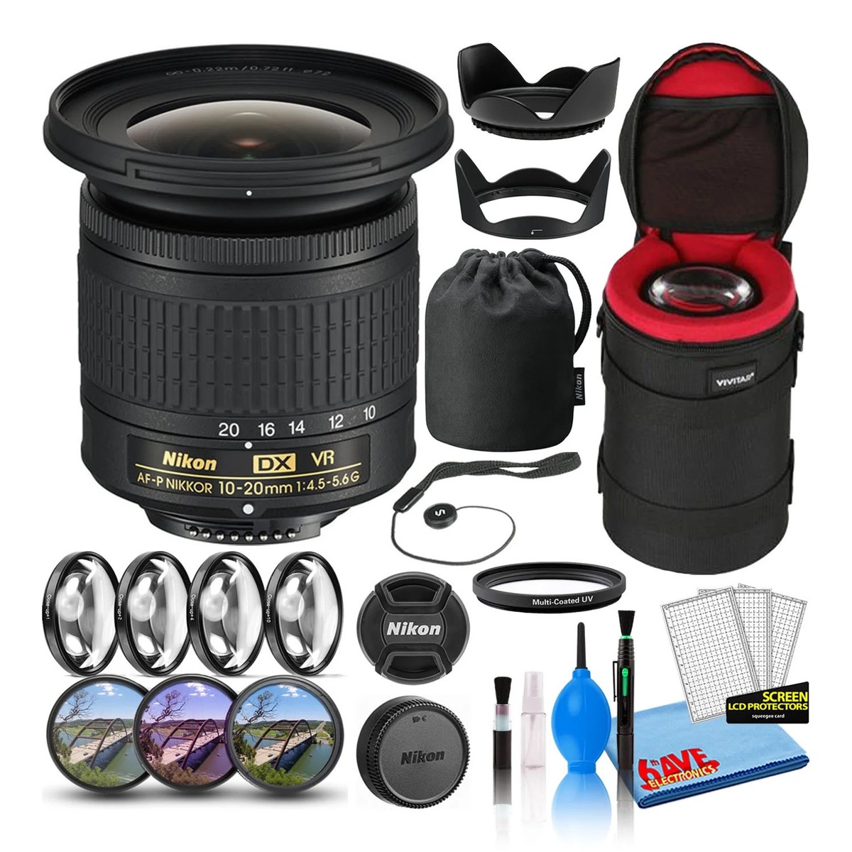 Nikon AF-P DX NIKKOR 10-20mm f/4.5-5.6G VR Lens (20067) for sale