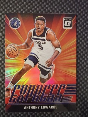 2024-25 Panini Optic - T'Wolves - Anthony Edwards Express Lane  - Purple Holo