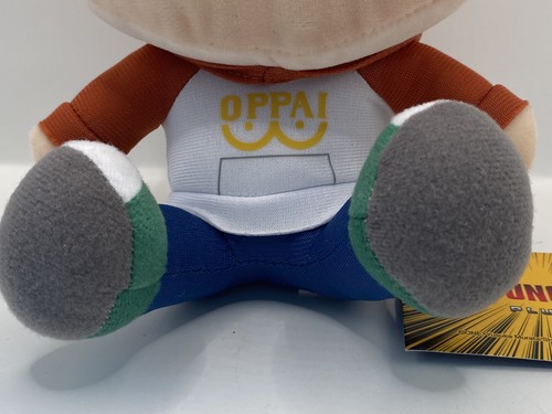 One Punch Man 8" Sitting Plush Oppai Shirt Anime Viz Mediua GEE NWT - Picture 3 of 7