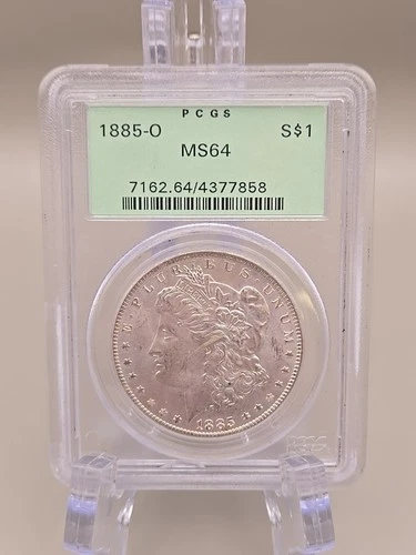1885-O Morgan Silver Dollar $1 - PCGS MS64
