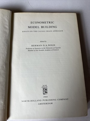 Econometric Model Building 1964 HC RARE STATISTICS TEXT Herman O. A. Wold