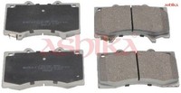 Ashika 50-01-158 Bremsbelagsatz FüR Scheibenbremse Bremsbelagsatz FüR Nissan