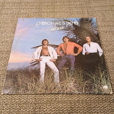 Emerson Lake & Palmer Love Beach Vinyl LP Atlantic SD 19211 1978 Prog Rock