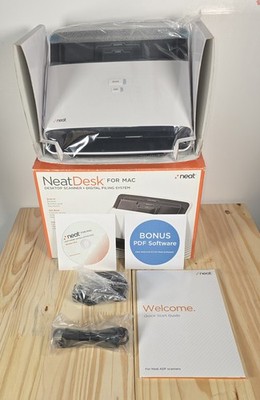 Neat Desk for Mac new ND-1000 scanner & digital filing system includes software 