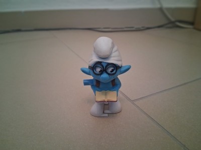 Smurfs Figur Brainy Aus 2013 Schleich Peyo  Mcdonalds