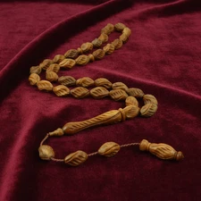 Carving Kuka tree Kuka 33 Islamic prayer beads for muslim Misbaha  201131