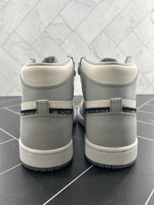 Size 3.5 - Jordan 1 x Dior High Gray for sale online | eBay