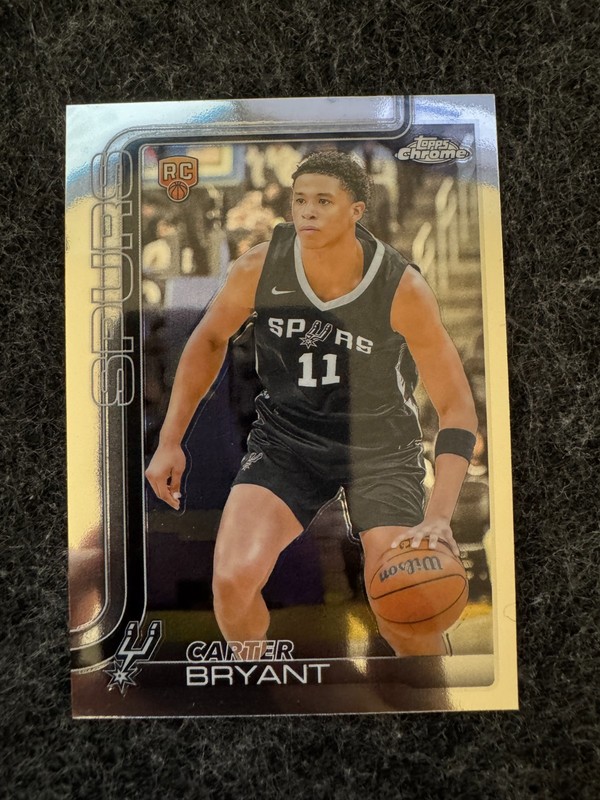 2025-26 Topps Chrome Basketball Carter Bryant RC
