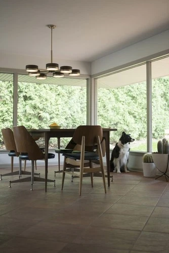 Vaxcel - Madison 7-Light Chandelier in Mid-Century Modern and Drum Style 20.25 - Picture 3 of 4