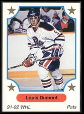 1991-92 7th Inning Sketch WHL #222 Louis Dumont