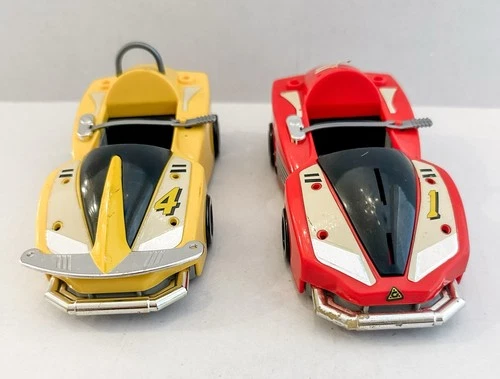 Vintage 1997 Power Rangers Turbo Carts RED AND YELLOW Parts Only READ