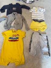 6 x baby toddler boy Designer clothing tops knitwear Burberry Moschino 12 months
