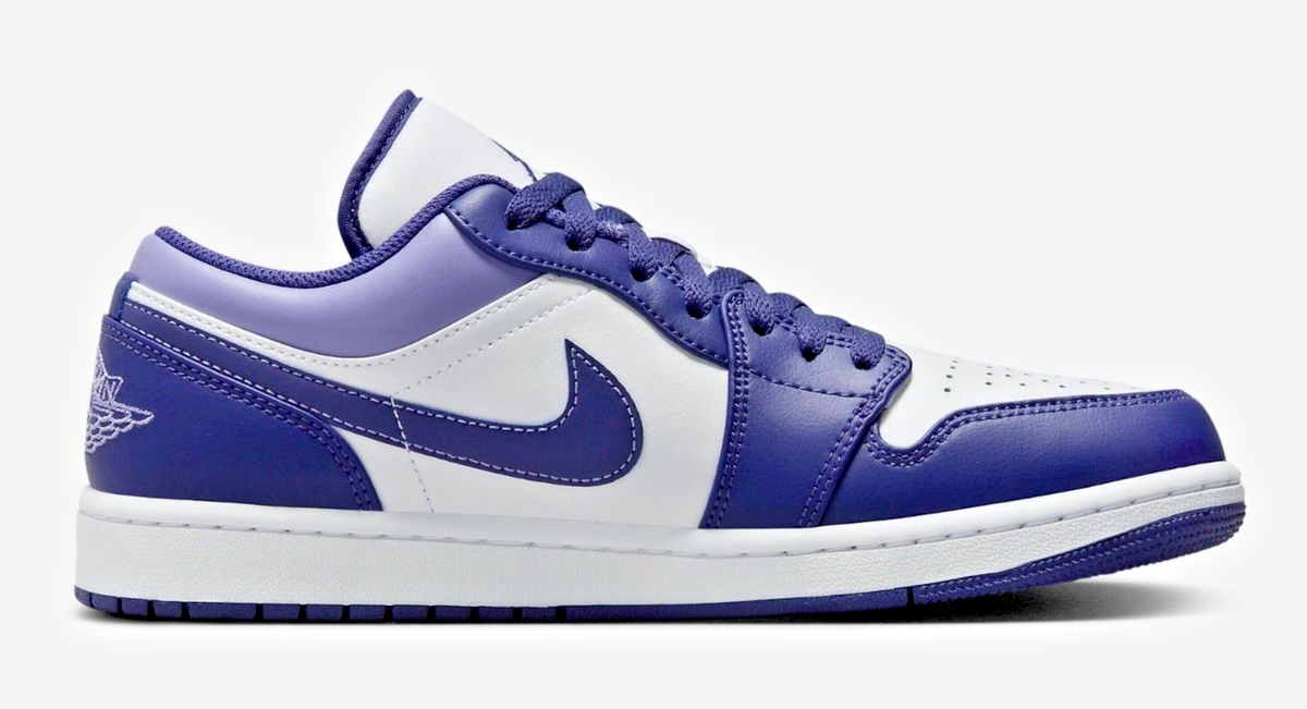 Nike Air Jordan 1 Low Blueberry Sky Purple 553560-515 GS Nike Air Jordan 1 Low Blueberry Sky Purple 553560-515 GS