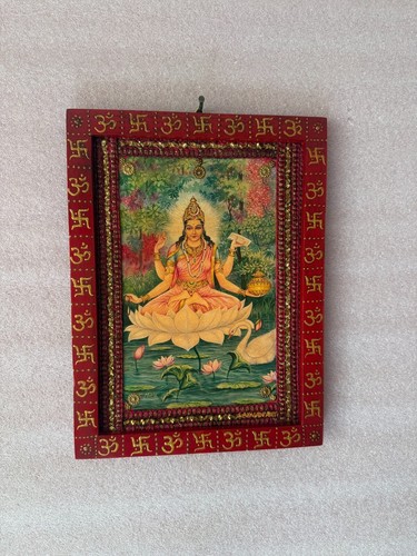 Bilderrahmen Göttin Saraswati Mata, Indische Gottheiten Religiös Foto - 9 x 12" - Bild 2 von 10