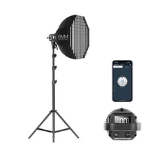 GVM 80W Photo Studio Lighting Kit, LED Video Light with Bowen Mount 23.6" Sof...