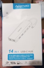 USB C Laptop Docking Station, 14 in 1 Type C Multi-function Adaptor