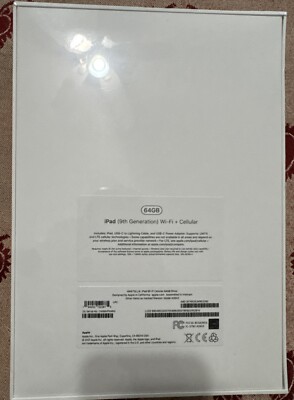 Apple iPad (9th Generation) A2603 64 GB, Wi-Fi + 4G, 10.2 in