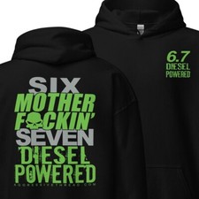 6.7 Powerstroke Hoodie, Mens Diesel Truck Sweatshirt, Hooded Pullover Jacket
