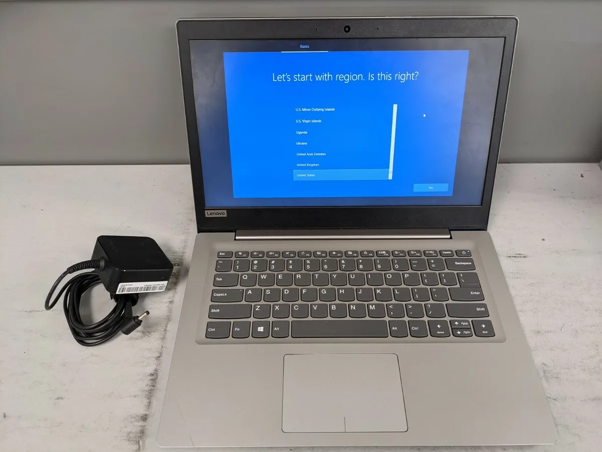Lenovo Ideapad 120S-14IAP Windows 10 Laptop with Power Adapter