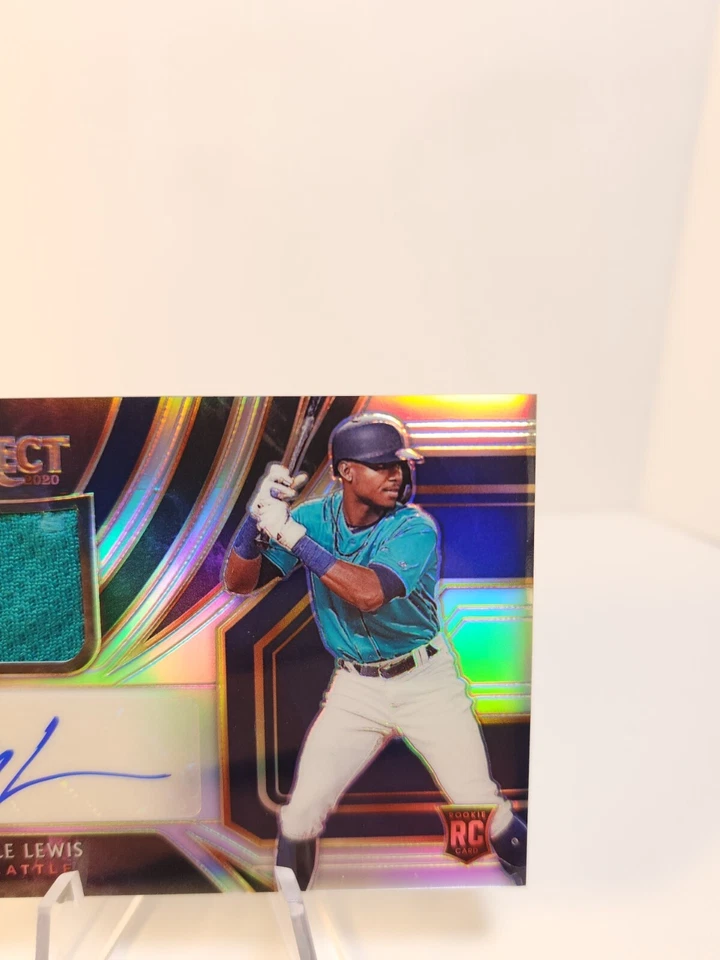 2020 Select Kyle Lewis Rpa Rookie Patch Auto Prizm /99 - Image 4 of 4