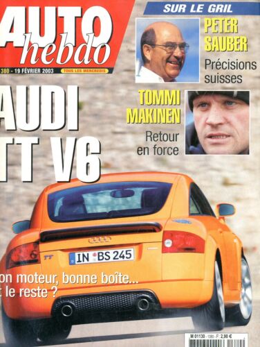 A25-Auto Hebdo 19/02/03 n°1380 Audi TT V6 Peter Sauber Tommi Makinen - Afbeelding 1 van 1