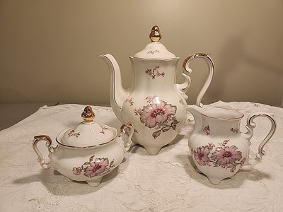 Johann Seltmann Vohenstrauss Bavarian 3 Piece Tea Set | eBay