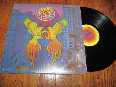 FOUR TOPS - NIGHT LIGHTS HARMONY - ABC RECORDS LP